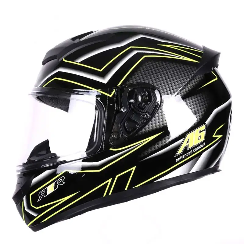 OEM ODM fabrika üreticisi yeni özel tam yüz siyah kask motosiklet toptan Abs erkekler motocross motosiklet kaskları