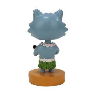 تمثال ثلاثي الأبعاد لطيف على شكل حيوان تمثال لعزف الذئب على الغيتار نموذج دمية مخصصة ديكور منزلي تمثال صغير شكل حيوان - Product Image 4