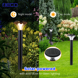 Lampe solaire de chemin de jardin de haute qualité, étanche IP65, 950 lumens, 8W, alimentée par énergie solaire, LED, pour pelouse - Product Image 4