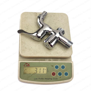 Asie du Sud-Est Hot - Selling Robinet mural en zinc à double poignée polissage et chrome Robinet de <span class=keywords><strong>machine</strong></span> à <span class=keywords><strong>laver</strong></span> à deux voies - Product Image 4