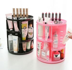 Organizador de maquillaje giratorio ajustable 360 con soporte de maquillaje multifuncional de material plástico PP - Product Image 2