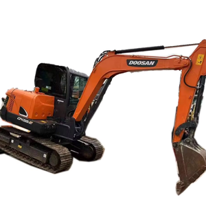 Moteur Doosan, mini-excavatrices Doosan DX55 de haute qualité, Corée, excavatrices Doosan 5T, excavatrice sur chenilles hydraulique d'occasion avec godet - Product Image 2