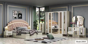 Meubles De Chambre a Coucher <strong>Complet</strong> <strong>Bed</strong> <strong>Set</strong> Luxury Designer King House Bedroom Furniture <strong>Set</strong> Wood Full Modern Furniture <strong>Set</strong> - Product Image 2