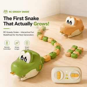 Innovador <span class=keywords><strong>Juguete</strong></span> <span class=keywords><strong>de</strong></span> <span class=keywords><strong>Serpiente</strong></span> Controlada <span class=keywords><strong>a</strong></span> Distancia, Comerá y Crecerá Automáticamente, Mascota Electrónica RC Funcional con Cuerpo Magnético para Niños - Product Image 2