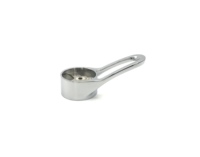 Robinet de salle de bain en zinc poli à poignée unique, durable et de haute qualité