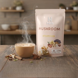 OEM/ODM Private Label Organic Functional Mushroom Coffee Powder Lions Mane Reishi Cordyceps Chaga Instant Blend for Adults - Product Image 5