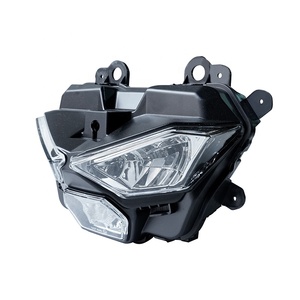 Yongjin ไฟหน้ารถมอเตอร์ไซด์สีดำ LED สว่างพิเศษพร้อมลำแสงสูง/ต่ำสำหรับ Z500<span class=keywords><strong>คา</strong></span>วาซากิ - Product Image 2