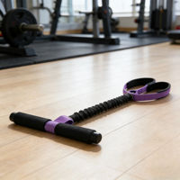 Meilleures ventes : Rouleau abdominal de fitness pour adultes, amélioré, durable, en latex, avec pédale et poignée, antidérapant, à résistance moyenne, pour exercices assis