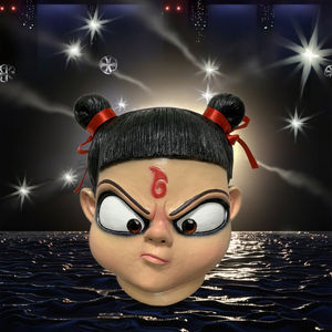 Nezha Cosplay máscara <span class=keywords><strong>de</strong></span> látex FIESTA <span class=keywords><strong>DE</strong></span> Halloween accesorios <span class=keywords><strong>de</strong></span> juego <span class=keywords><strong>de</strong></span> rol para mascarada Pascua carnaval <span class=keywords><strong>noche</strong></span> hecha <span class=keywords><strong>de</strong></span> silicona duradera - Product Image 6