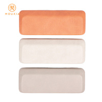 Étui à lunettes en cuir PU rigide coloré et élégant, boîte de protection pour lunettes optiques, logo personnalisé disponible