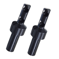 Herramientas de corte para carpintería, cortador de ojo de cerradura, fresa de extremo de agujero de bloqueo, broca de enrutador para perforar madera