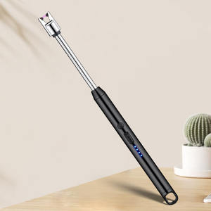 Briquet électrique à arc rechargeable USB en gros, sans flamme, portable, en métal, pour cuisine, bougies, avec fonction coupe-vent pour barbecue - Product Image 6