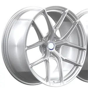 Factory custom flow form aluminum alloy forged wheels rims 18x9 inch pcd 4x1143 for tesla model 3