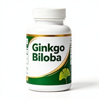 Capsules de ginseng en vrac, capsules molles de Ginkgo Biloba 1000 mg, compléments cérébraux, 120 mg, 500 mg, capsule molle de Ginkgo Biloba