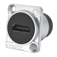 Conector de Datos para Pantalla HD, Conector de Montaje en Panel para Cable de Audio y Video, Alimentación para Equipos de Audio y Video