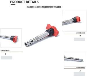06E905115A 06E905115B 06E905115C 06E905115D 06E905115E 06E905115F Катушка зажигания для Audi A4 A6 A8 Q5 Q7 R8 - Product Image 4