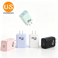 Chargeur USB-C Monoprot Type-C Dragon Card-1PD PD45W QC3.0 à Charge Rapide avec Sortie 12W pour Téléphone Portable (Vente en Gros)