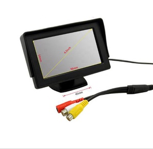 Iposter 4.3in cartft <span class=keywords><strong>LCD</strong></span> màn hình Bảng điều khiển đứng gắn phía sau xem sao lưu màn hình - Product Image 3