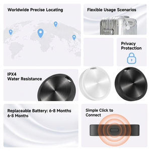 Mini traceur <span class=keywords><strong>GPS</strong></span> intelligent certifié MFi, compatible avec l'application Localiser, pour le suivi des personnes âgées et des chiens, Android 5G - Product Image 4