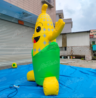 Ballon gonflable géant personnalisé pour événements extérieurs, modèle épis de maïs, avec ventilateur intégré, alimentation par prise, étanche, pour la publicité en gros