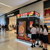Distributeur automatique de pizzas à fonctionnement silencieux, capacité de 72 pièces, compatible SDK, paiement par carte de crédit et code QR, bruit <45dB, pour bureaux et hôpitaux