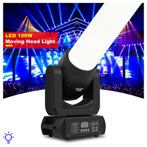 SHTX Última Lámpara de Escenario Móvil LED de Alta Luminosidad Mini 120W 150W con Control DMX 512 para DJ, Discoteca, Fiesta, Luz de Escenario RGBW con Efecto de Haz - Product Image 2