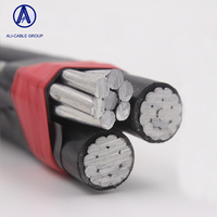 Câble 4x16mm 4x25mm 4x35mm2 Swa conducteur en aluminium basse tension XLPE isolé ruban gainé câbles en cuivre blindés