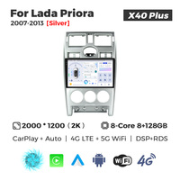 MEKEDE X10 X20 X30 X40 UIS7865 8+128G 2.2GHZ Reproductor Multimedia Android Auto para Lada Priora 2007-2013