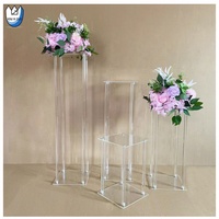YOUYIZUO support à fleurs Rectangle haut centre de Table de mariage décoration de mariage support à fleurs