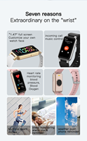 Fitness Tracker Q2 L16 montre bracelet intelligent 1.47 pouces fréquence cardiaque dynamique en temps réel étanche pression artérielle pour ios android