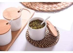 Recipientes de Cerámica para Sal <span class=keywords><strong>y</strong></span> Azúcar, Tarros de Especias, Recipiente para Condimentos - Product Image 6