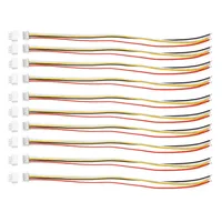 10 ensembles ZH-1.5 JST 4 broches ligne électronique simple connexion borne prise 28AWG broches connecteurs avec 150mm fil câble connecteur