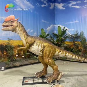 Dilophosaurus grandeur nature résistant aux intempéries - Modèle jurassique animatronique pour la décoration de parc - Product Image 3