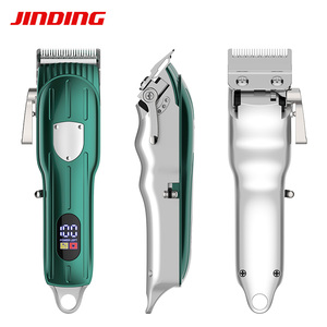 Jinding loại mới của tóc Clipper với thép không gỉ Blade head và LCD hiển thị kỹ thuật số có thể sạc lại máy cạo râu - Product Image 1