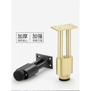Patas Ajustables de Aleación de Aluminio para Muebles de Baño, Lavabo, Mueble de TV, Resistentes - Product Image 4
