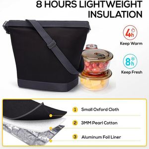 20 Cans Insulated Soft Cooler Bag Large Beach Cooler with Removable Shoulder Strap Portable Cooler Bag for Camping - Product Image 2