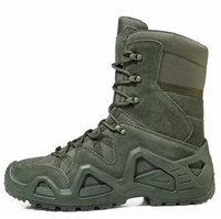 Bottes de sécurité hautes pour l'extérieur, antidérapantes, résistantes à l'usure, bottes de randonnée, bottes tactiques d'entraînement pour hommes