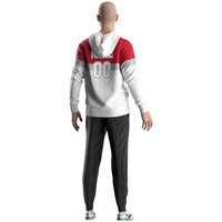 Sublimation de logo personnalisé vêtements de sport de musculation sweats à capuche d'équipe chandails de rugby pour hommes