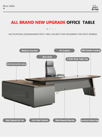 Meubles de bureau commerciaux de haute qualité, personnalisés et au design moderne, Tables de directeur de bureau de luxe pour directeur et chef de direction