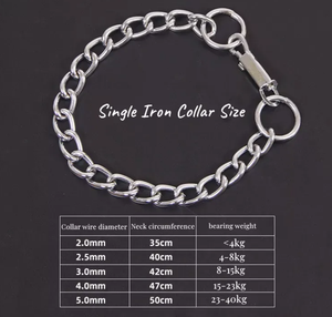 <span class=keywords><strong>Collar</strong></span> de Metal fuerte para perro, cadena con asa de nailon, correa para perro - Product Image 2