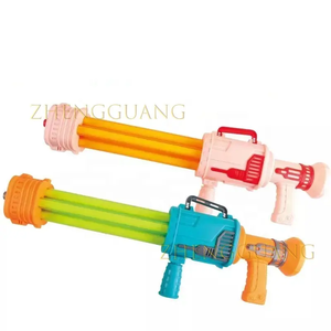 Jouets Zhengguang Nouveautés Vente <span class=keywords><strong>en</strong></span> gros Jouets d'été Canon à eau à 5 tubes <span class=keywords><strong>fusée</strong></span> 56 cm Jouets d'extérieur pour enfants - Product Image 1