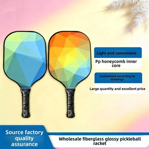 Raquette <span class=keywords><strong>de</strong></span> pickleball professionnelle multicolore en fibre <span class=keywords><strong>de</strong></span> verre avec technologie <span class=keywords><strong>de</strong></span> contrôle <span class=keywords><strong>de</strong></span> la rotation pour l'entraînement des adultes - Product Image 4