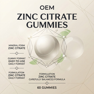 Gummies de citrate de zinc certifiées GMP OEM ODM, 45 unités, en vrac, fournisseur de marque privée, fabricant, directement de l'usine - Product Image 4