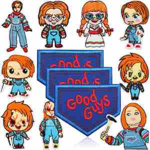 แผ่นปักลายตุ๊กตาสยองขวัญฮาโลวีน Good Guys แบบรีดติด - Product Image 1