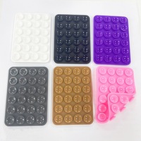 Support adhésif durable en silicone à ventouse simple face pour téléphone portable – Idéal pour les selfies