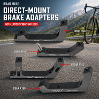 Adaptador de Freno de Disco para Bicicleta VXM, Aleación de Aluminio de Alta Precisión con Acabado Anodizado, Repuestos Delanteros y Traseros