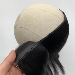 Estensioni 100% capelli capelli umani vergini extension capelli farfalla XO extension per capelli trama con fori a doppia estremità spessa - Product Image 5