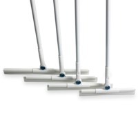 Squeegee en PP de haute qualité 50cm 40cm 36cm 30cm, manche en plastique réutilisable, auto-essoreur pour le nettoyage des fenêtres et des sols, professionnel