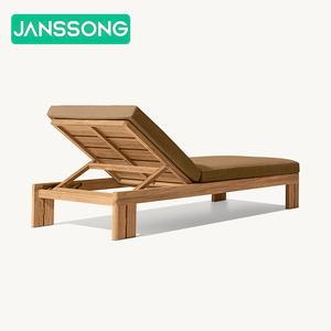 فندق في الهواء الطلق الفاخرة الشمس المتسكع فيلا في الهواء الطلق خشب الساج الشمس كراسي حديقة حمام سباحة صالة كرسي منتجع - Product Image 5