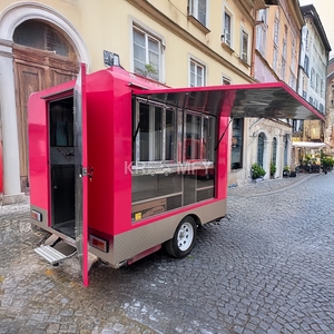Remolque de Comida Móvil de Acero Inoxidable para Venta de Hamburguesas con Aire Acondicionado 2025, Totalmente Equipado - Product Image 4
